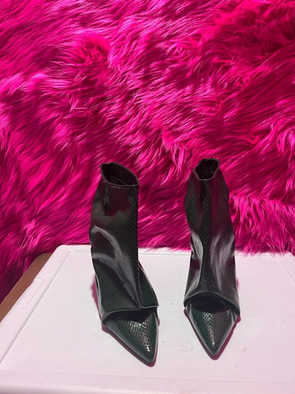 Fashion Nova Pointed Toe Stiletto Ankle Boots